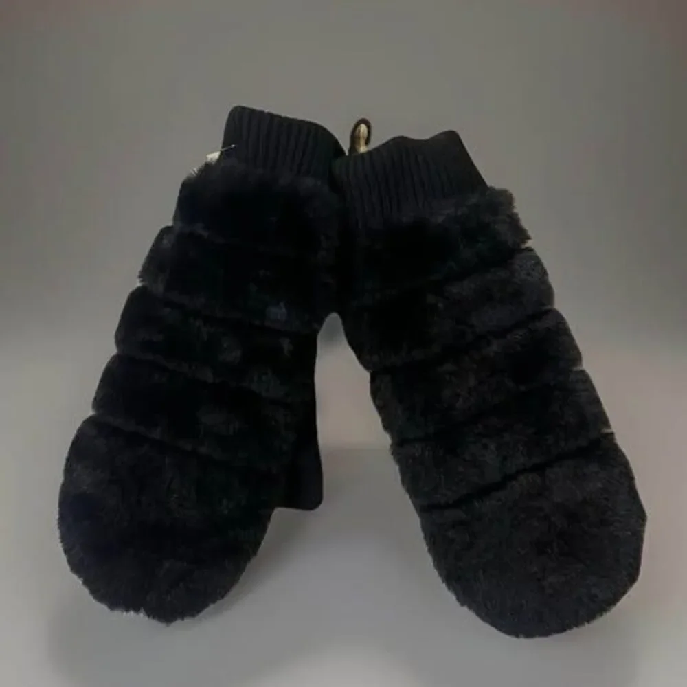 UGG All Over Faux Fur Mittens